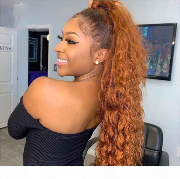 

paff honey blonde lace front wig with baby hair loose wave long hair colored full lace wigs for women, Black;brown