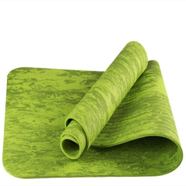 

yoga mats 183*61*8mm tpe non-slip mat for fitness sport gym soft pilates foldable body building exercises equipment
