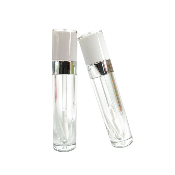 

storage bottles & jars plastic round lip gloss tube empty clear bottle cosmetic packaging lipgloss container 25pieces