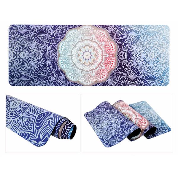 

183*68cm 5mm thickness 17 styles non-slip natural rubber suede rubber mats