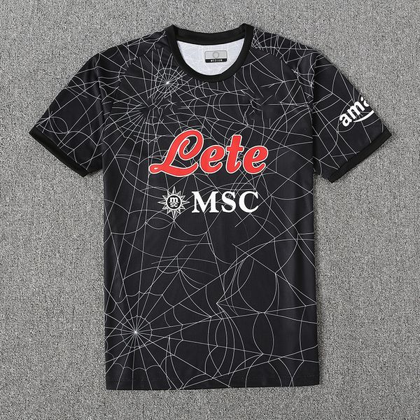 

#9 osimhen halloween football jersey white #24 insigne #11 h.lozano 2021/2022 men limited edition black soccer football shirt mertens polita, Black;yellow