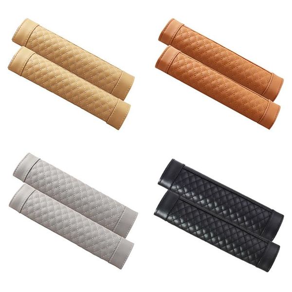 

safety belts & accessories 2pcs car belt covers shoulder selecting leather for comfort and breath pad protection padding auto