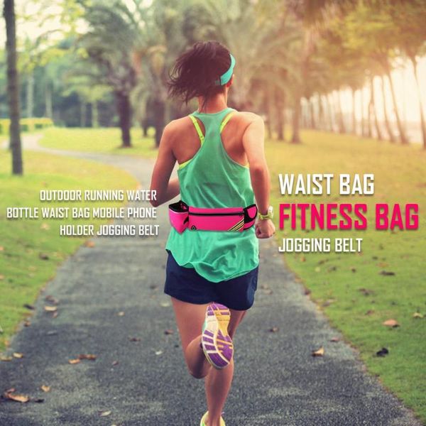 

classic non-slip waist bag belt water bottle bag mobile phone outdoor multi-pocket for camping hiking packs supplies