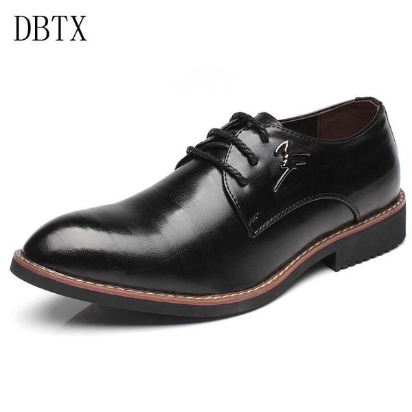 

dress shoes design men brogues leather male formal lace-up bullock business oxfords 339, Black