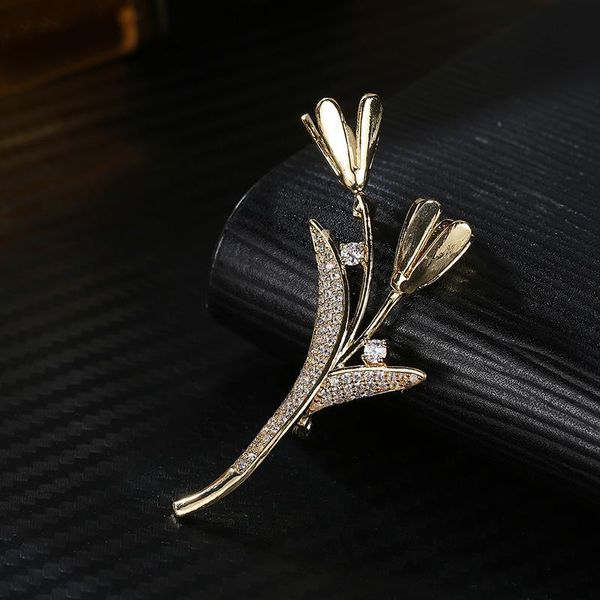 

pins, brooches fym silver color vintage jewelry brooch wedding broach cubic zirconia pin broches gifts fymbj0010, Gray