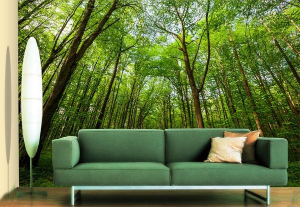 

wallpapers [self-adhesive] 3d lush forest 444480 wall paper mural print decal murals