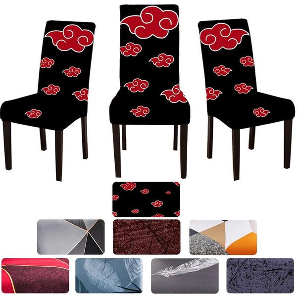 

chair covers 2021 uchiha red cloud stretch cover polyester anti-dust seat for dining room office el banquet funda silla