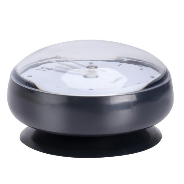 

wall clocks 1pc waterproof sucker clock pendant creative bathroom kitchen hanging
