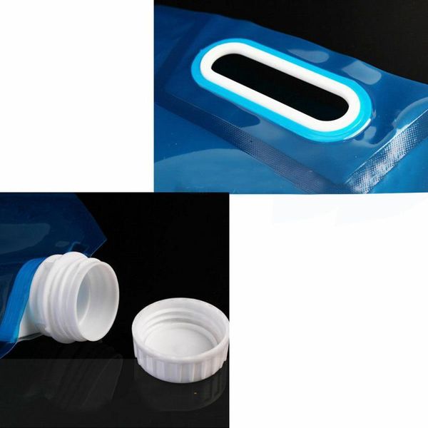 

hydration packs outdoor folding portable water bag with faucet car storage bucket emergency