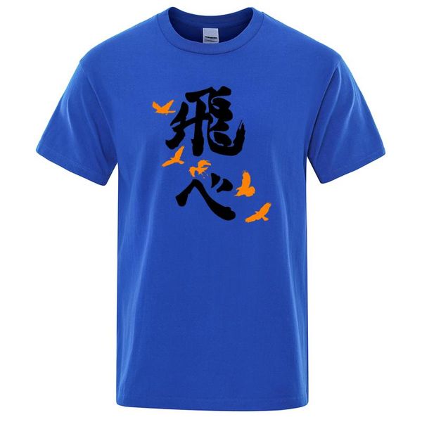 

men's t-shirts breathable slim tshirts mens japan anime haikyuu printing tee shirts retro oversized vogue s-xxxl brand man t-shirt, White;black