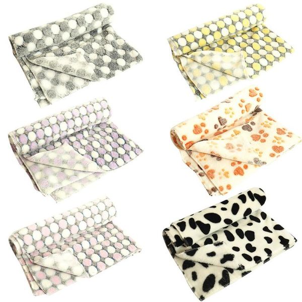 

dog blanket for autumn and winter dog bed kennel warm pad thickening sleeping bed coral velvet mat pet supplies