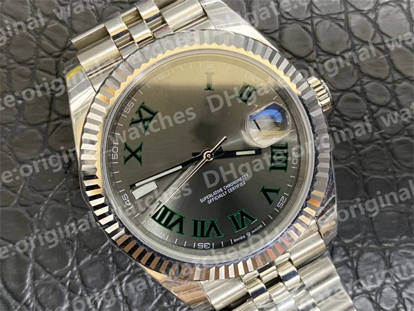 

luxury watch ew 3235 automatic mechanical movement size 41mm diameter sapphire crystal mirror men watches waterproof, Slivery;brown