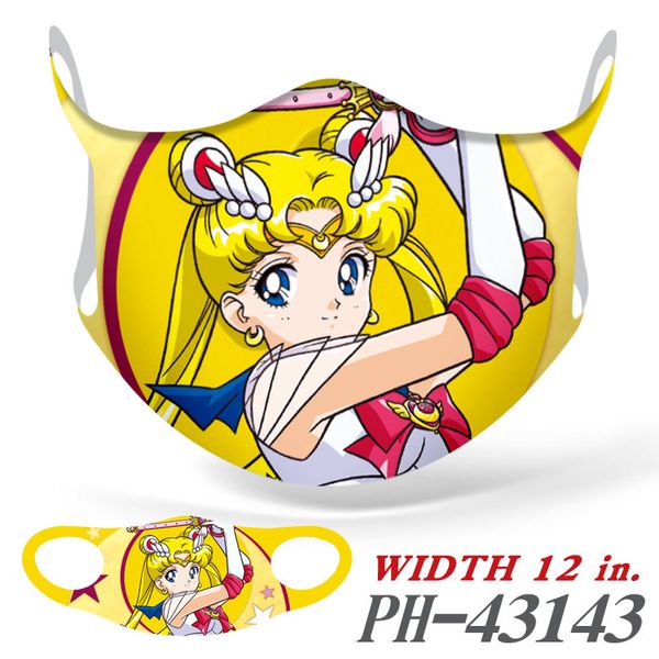 

girl beautiful soldier peripheral printing mask cartoon color tracels ice dust cosplay