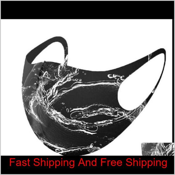 

kid mouth ice mask anti dust face cover pm2.5 respirator dustproof anti-bacterial washable reusable ice silk cotto wmttwo rgt9z hukve