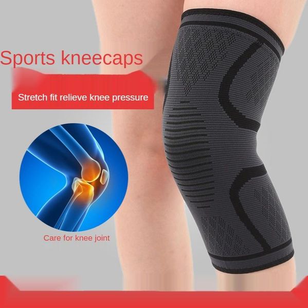 

elbow & knee pads nylon sports kneepad cycling basketball knitting anti slip warm compression sleeve protector, Black;gray