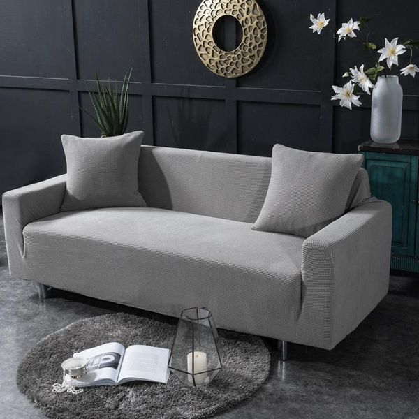 

chair covers velvet sofa for living room solid sectional cover elastic couch home decor fundas slipover quality