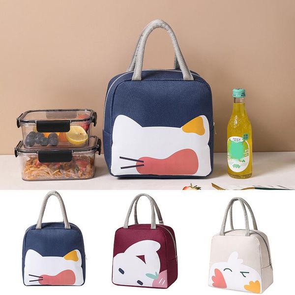 

storage bags canvas thicken tin foil lunch bag for women men kids work school camping picnic ts1 perfect carrying or dinner