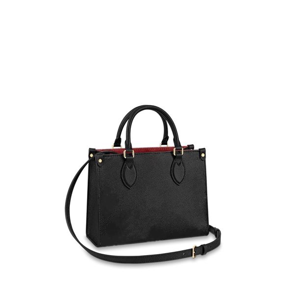 

wholesale fashion luxury design shoulder bags onthego pm bicolor empreinte leather in black women handbag m45659