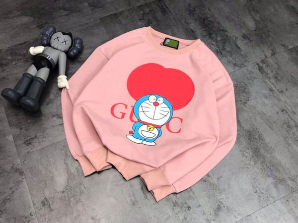 

2021 designer new high-end custom embroidered sweater fashion all-match men and women with the same style0510, Black