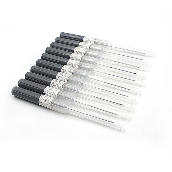 

5pcs/lot 14g 16g 18g 20g 22g disposable sterilized i.v. catheter needles tattoo u pick tattoo piercing needles