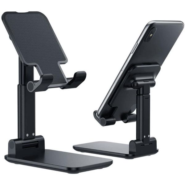 

cell phone mounts & holders foldable mobile holder height angle adjustable non-slip stand