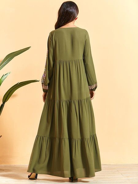 

dubai hijab abaya maxi dresses abayas for women muslim dress arab turkey islamic clothing femme robe musulman de mode ves jc8y, Black;gray
