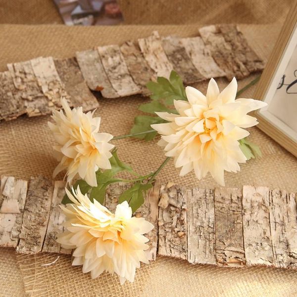 

decorative flowers & wreaths three epiphyllum dahliae dahlia single dahlias wedding artificial