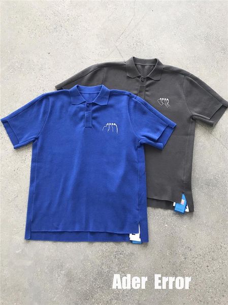 

men's t-shirts original brand needle logo tassel ader error t-shirt men women quality adererror irregular sleeves tee, White;black