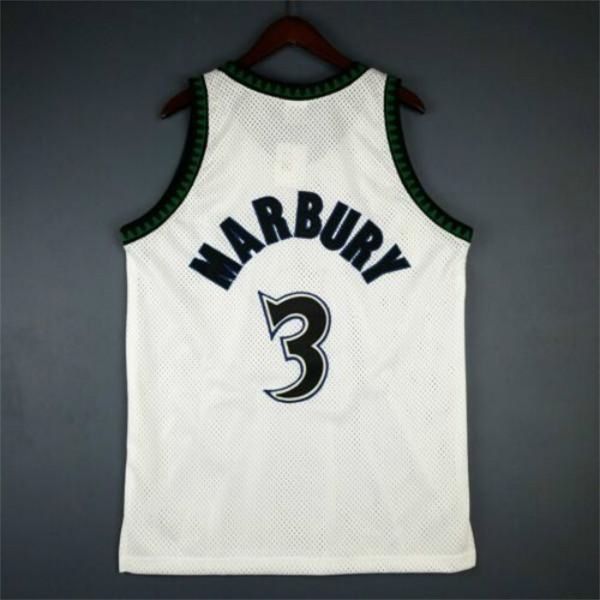 

100% stitched stephon marbury vintage starter jersey size xs-5xl 322s basketball jersey, Black