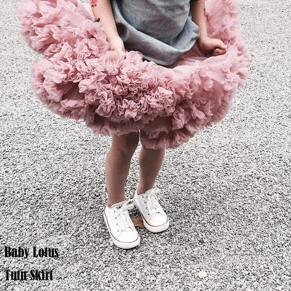 

skirts baby lotus girl skirt fluffy puffy dance tutu angel party ballerina pettiskirt ballet1, Blue