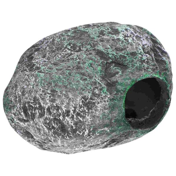 

decorations 1pc aquarium stone cave resin craft ornament gift