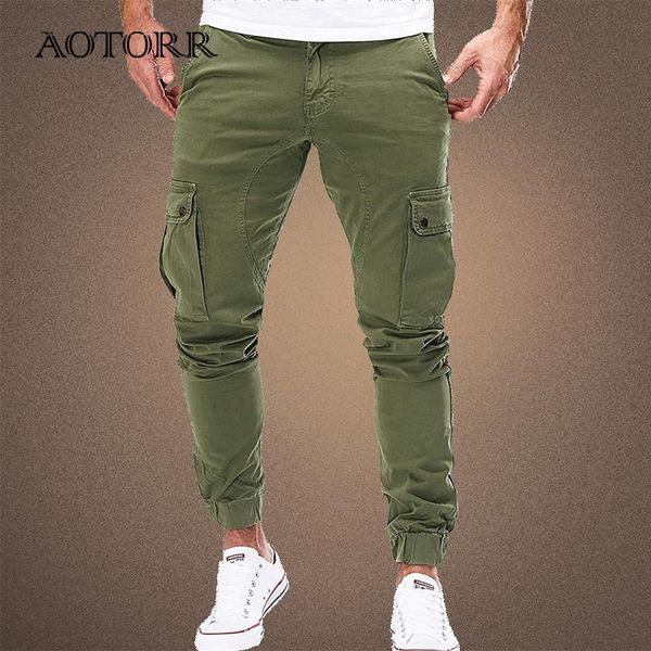

men's pants cargo military style autumn spring tactical pant men outwear plus size many pocket long trousers male zipper 3xl, Black