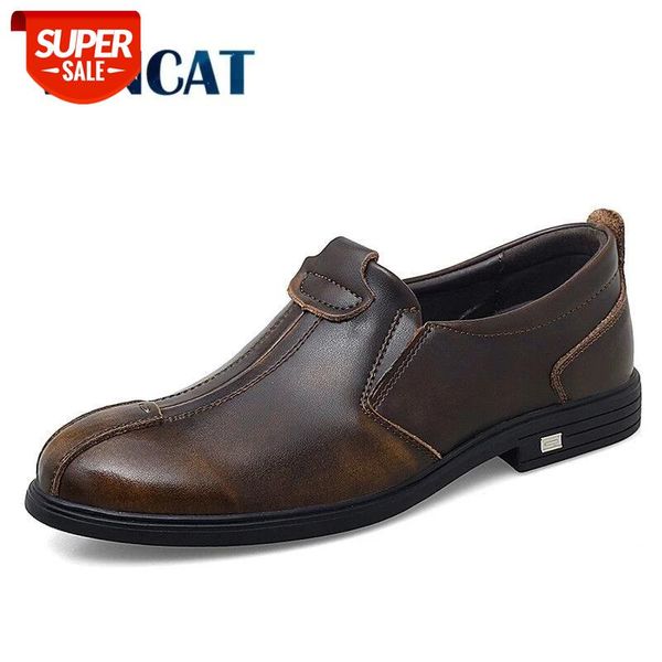 

new genuine leather loafers men moccasin sneakers causal men shoes outdoor male driving shoes boat shoes size 38-47 #u82x