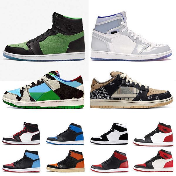 

mens 1s zoom racer blue green university red high basketball shoes women tie dye bloodline fashion sports sneakers