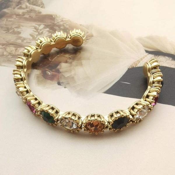 

bangle exaggerated heavy decoration color super beautiful brass bracelet, Black