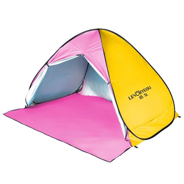 

tents and shelters outdoor camping tent -up fun-play automatic instant uv protection sun shade awning for beach backyard