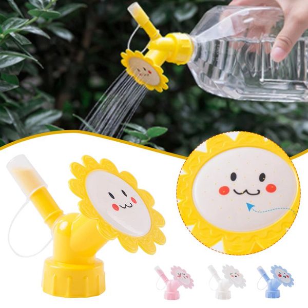 

watering equipments bottle cap sprinkler 2 in 1 shower & stream nozzles device pvc plastic gieter 2.8cm diameter bottles gardening tool