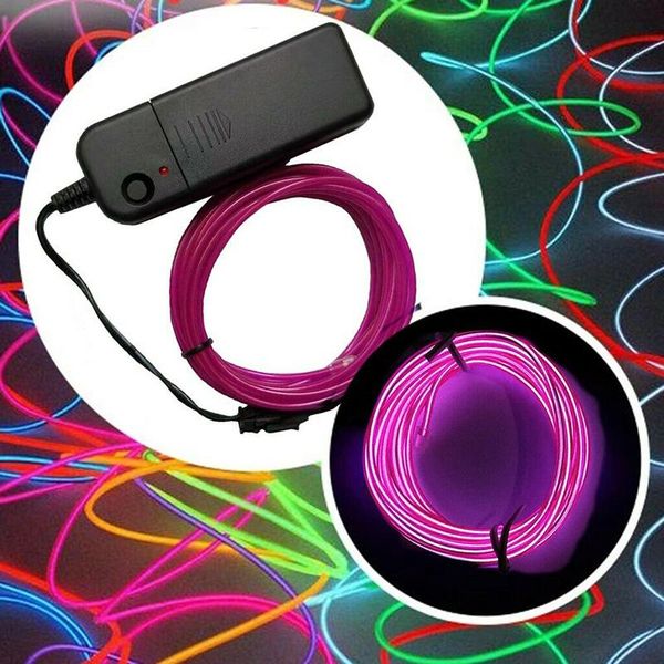 

strips rgb color light up led line figure flexible for toy halloween party car decoration ksi999