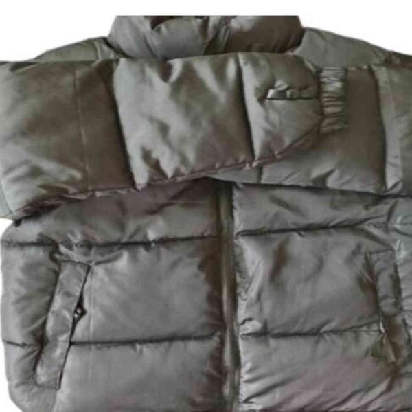 

Men's down designer winter fashion couple feather cotton jacket size m-2xl, Black