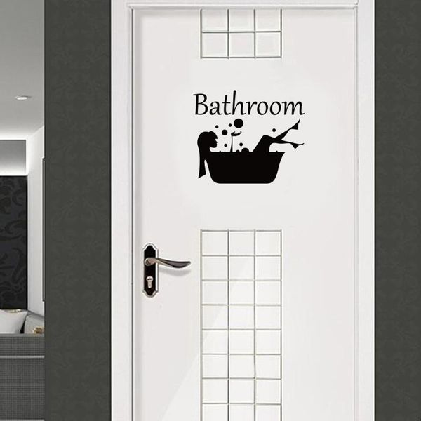 

window stickers wall decal art sticker creative-home decor bathroom removable toilet posters