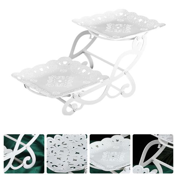 

other festive & party supplies 1pc european-style home two-layer fruit tray creative afternoon tea