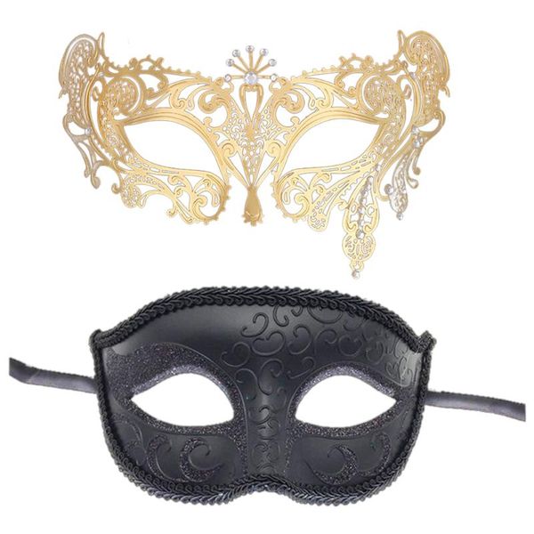 

party masks attractive masquerade mask halloween dance cosplay costume couple lovers set