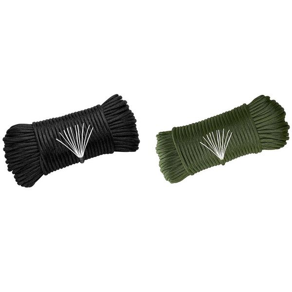 

outdoor gadgets elos-paracord 100 feet paracord 10 strand core 650lb parachute cord for camping hiking bracelet