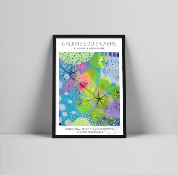 

paintings galerie louis carre exhibition posters and prints floral gallery wall art pictures abstract canvas painting for home room decor