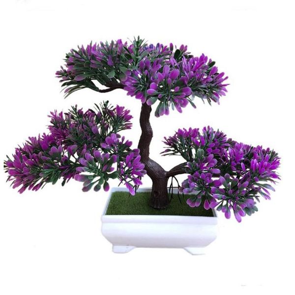 

decorative flowers & wreaths artificial plant potted bonsai for home dining-table office decoration