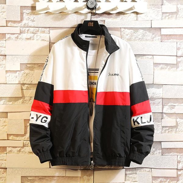 

men's jackets casual england style 2021 spring autumn jacket men brand baseball clothes plus asian size m-5xl, Black;brown