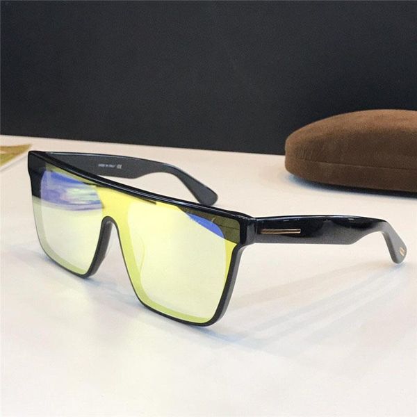

new fashion and man simple sunglasses frame 0709 selling popular women eyewear design quality style box uv400 with protective turrj, White;black