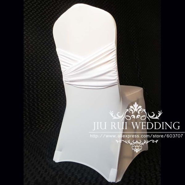 

chair covers 100 pcs cross back lycra spandex cover for wedding decoration