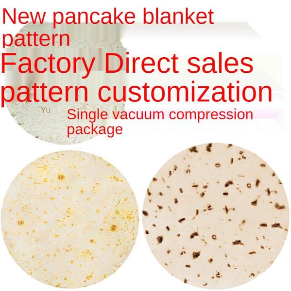 

blankets tortilla blanket pancake biscuits baby pizza 3d printing quilt