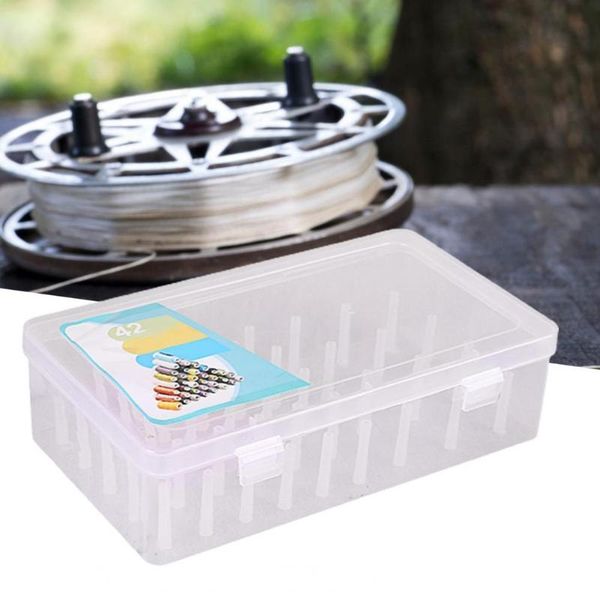 

other arts and crafts multi-purpose 42 axis sewing threads box transparent needle wire storage organizer containers diy needlework boxs 2021